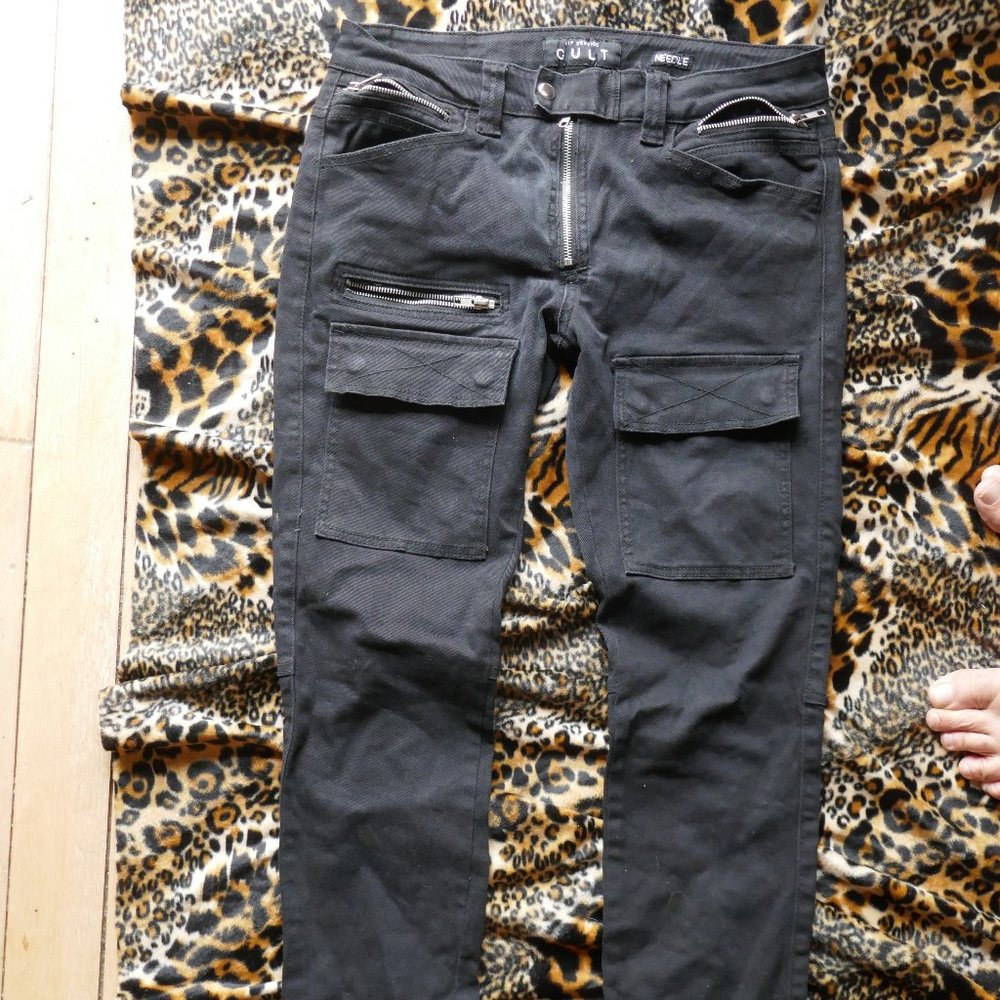 LIP SERVICE black jeans goth 32x31